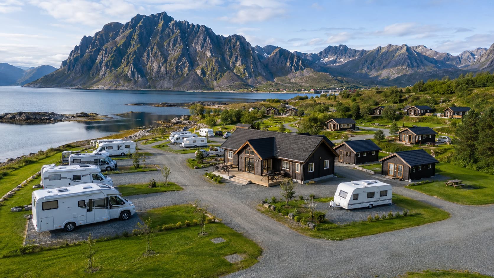 Camping ved fjorden